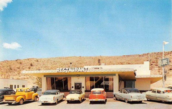 Kingman Arizona Jade Restaurant Street View Vintage Postcard K100877