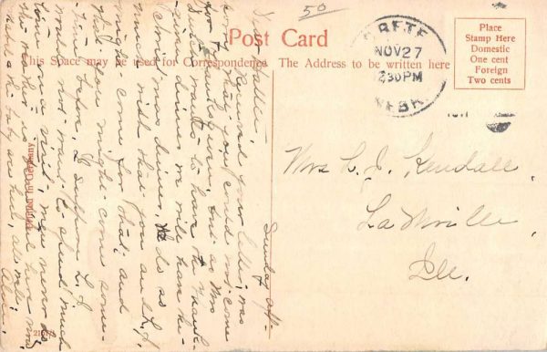 Crete Nebraska Blue River Waterfront Antique Postcard K100884 - Image 2