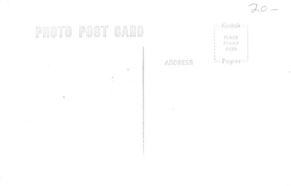 White Oak Oklahoma Frisco Railroad Depot Real Photo Vintage Postcard K101017 - Image 2