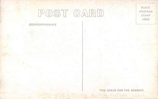 McPherson Kansas First Baptist Church Street View Antique Postcard K101114 - Image 2