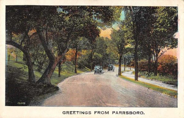 Parrsboro Nova Scotia Canada Scenic Road Greetings Antique Postcard J78736