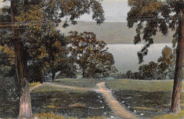 Cooperstown New York Path to Otsego Lake from Hickory Grove Inn PC J78745