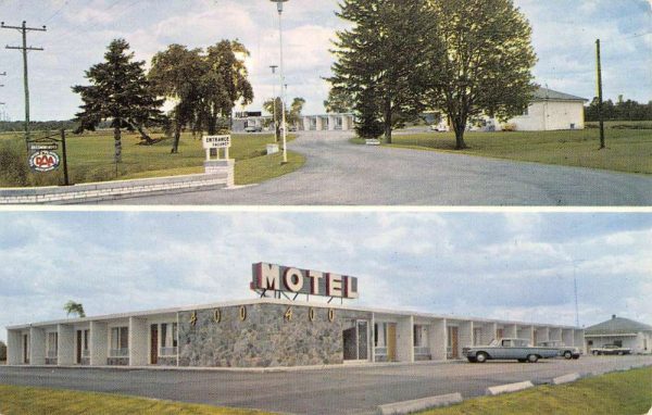 Cookstown Ontario Canada Motel 400 Multiview Vintage Postcard K101657