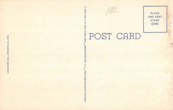 Owensboro Kentucky St Stephens Cathedral Linen Antique Postcard K101679 - Image 2