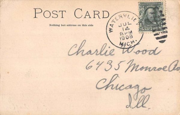 Paw Paw Lake Michigan Beechwood Point Scenic View Antique Postcard K101789 - Image 2