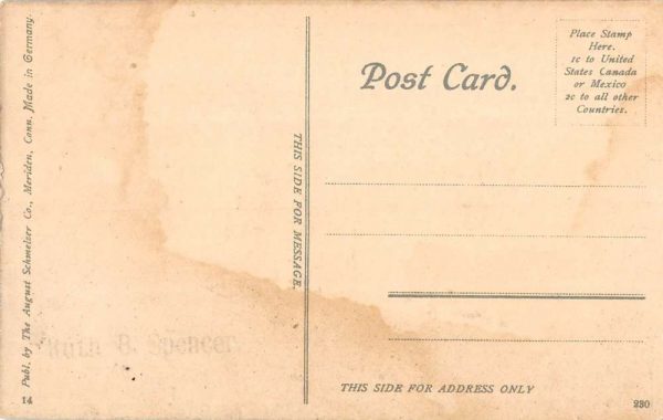 Naugatuck Connecticut Valley Scenic View Antique Postcard K101930 - Image 2