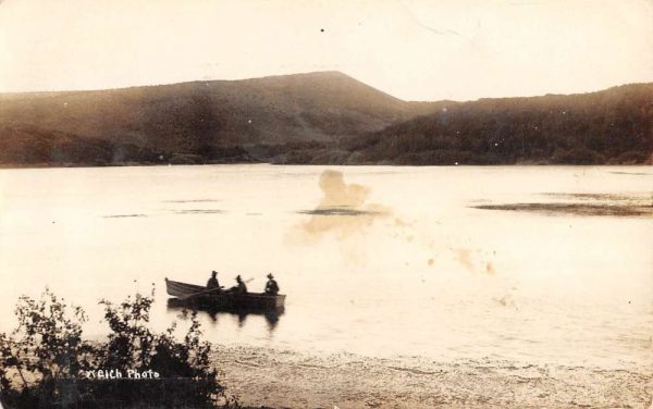 Craig Colorado Row Boat Waterfront Real Photo Antique Postcard K102133
