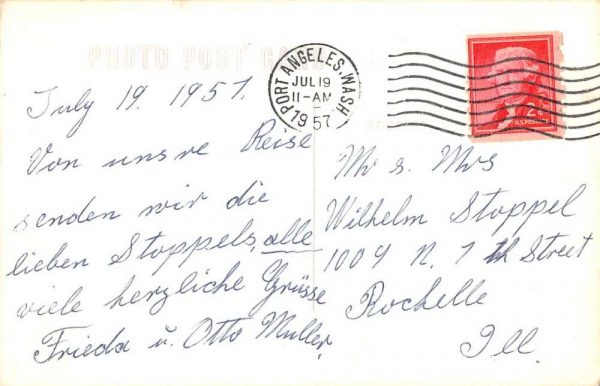 Sekiu Washington Clallam Bay Real Photo Antique Postcard K102212 - Image 2