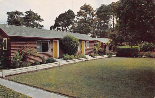 Cambria California Pines Lodge Street View Vintage Postcard K102233
