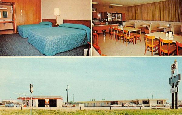 Quinter Kansas Q Motel Multiview Vintage Postcard K102238