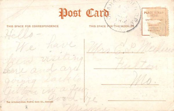 Grand Island Nebraska Koehler Hotel Depot Antique Postcard K102259 - Image 2