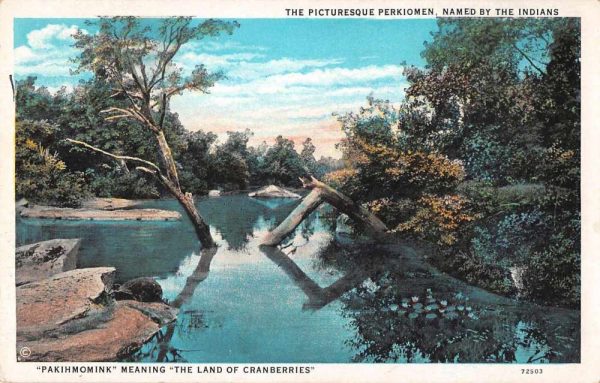 Perkiomen Pennsylvania River Scenic View Antique Postcard J78883