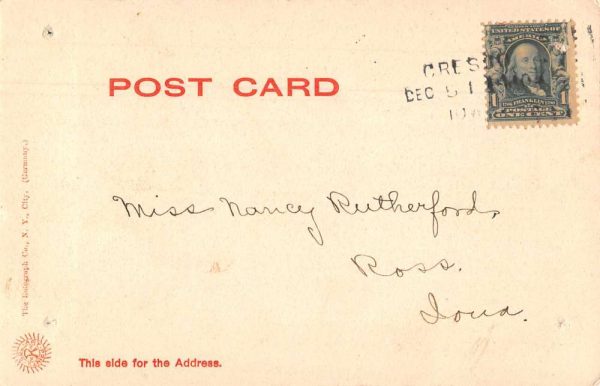 Cresco Iowa Methodist Church Exterior Antique Postcard J78957 - Image 2