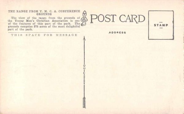 Estes Park Colorado YMCA Conference Grounds The Range Antique Postcard J78973 - Image 2