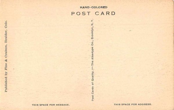 Boulder Colorado First ME Church Exterior Antique Postcard J79020 - Image 2