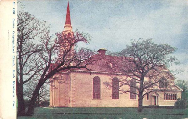 South Manchester Conneticut Center Congregational Church Postcard J79024