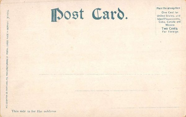 Greensboro North Carolina Court House Street View Antique Postcard K102334 - Image 2