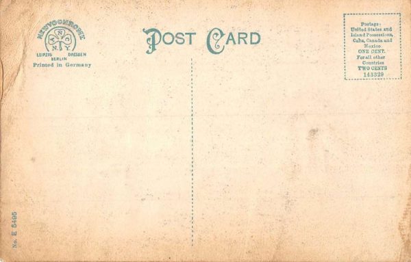 Beadstown Illinois Washington Street Scene Antique Postcard K102346 - Image 2