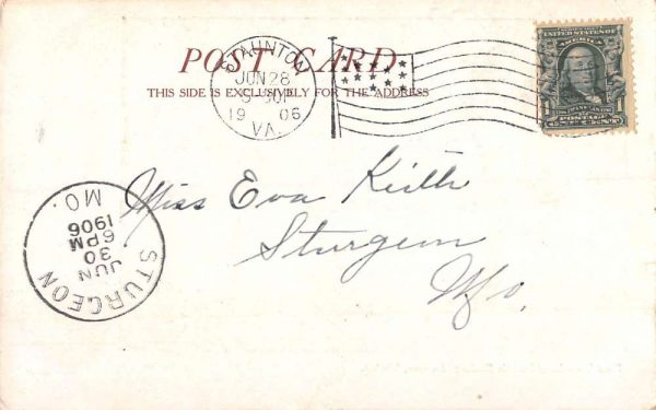 Staunton Virginia Mary Baldwin Seminary Antique Postcard K102508 - Image 2