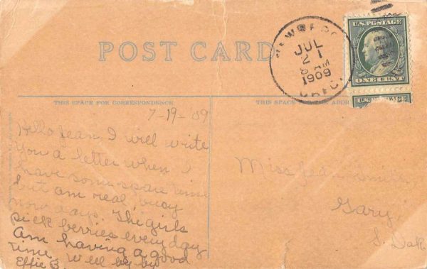 Newberg Oregon Pacific College Street View Antique Postcard K102532 - Image 2