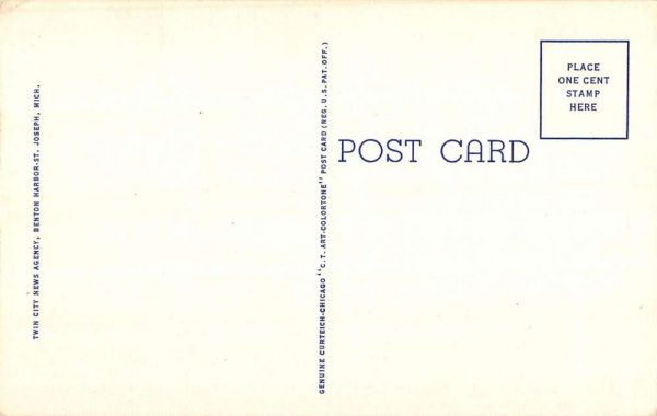 St Joseph Michigan Grande Vista House Of David Antique Postcard K102629 - Image 2