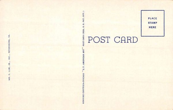 Petersburg Virginia State College Admin Bldg Antique Postcard K102751 - Image 2