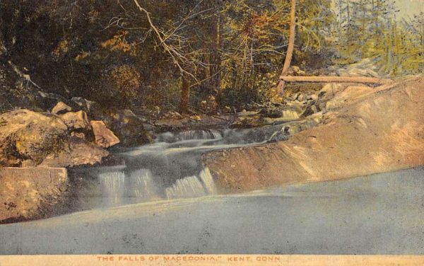 Kent Connecticut Macedonia Water Falls Scenic View Antique Postcard K102778
