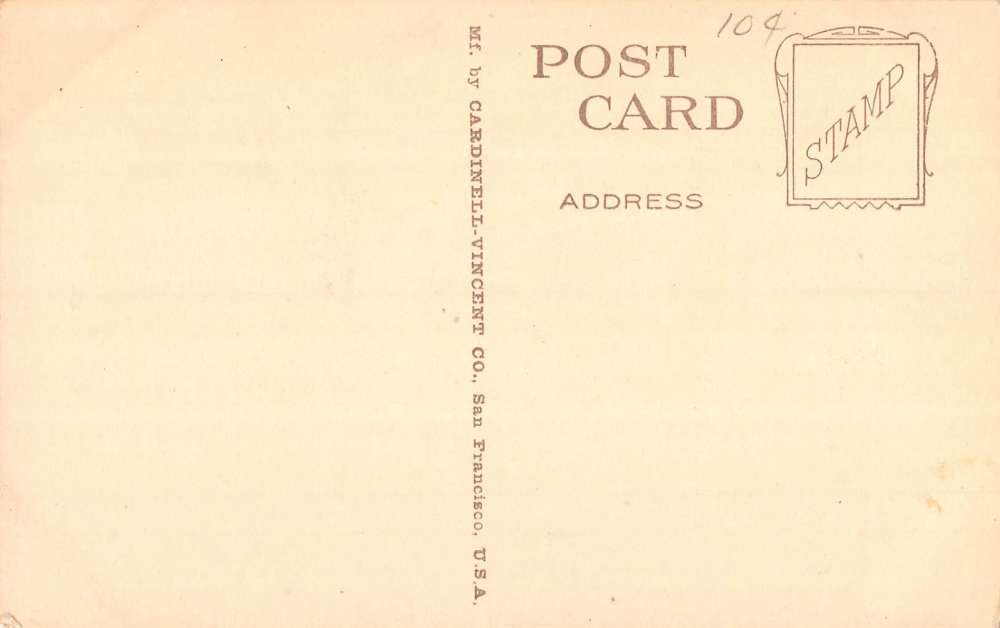 San Francisco California Hotel Whitcomb Sun Room Antique Postcard K102787 - Image 2