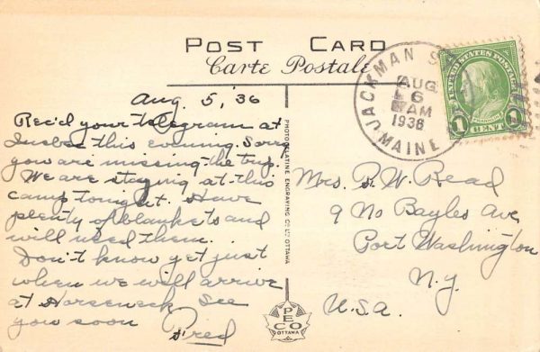 St Joseph De Beauce Quebec Canada Cape Callway Antique Postcard K102789 - Image 2