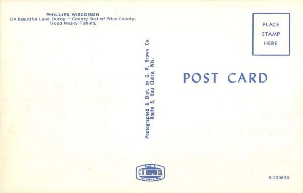 Phillips Wisconsin Street Scene Store Fronts Vintage Postcard K102801 - Image 2