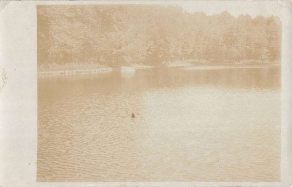 Weston Massachusetts Scenic Waterfront Real Photo Antique Postcard K102913