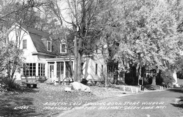 Green Lake Wisconsin Book Store Real Photo Antique Postcard K102966