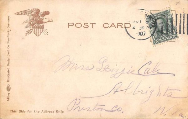 Grafton West Virginia Grand Street Scene Antique Postcard K103068 - Image 2