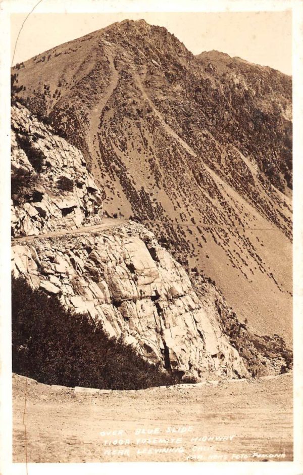 Leevining California Tioga Highway Frasher Real Photo Antique Postcard K103074