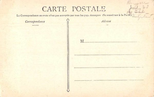 Brigue France Un Interieur Street Scene Antique Postcard J79037 - Image 2