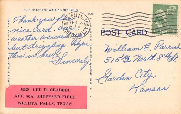 Wichita Falls Texas Catholic Church Academy Multiview Antique Postcard K103172 - Image 2