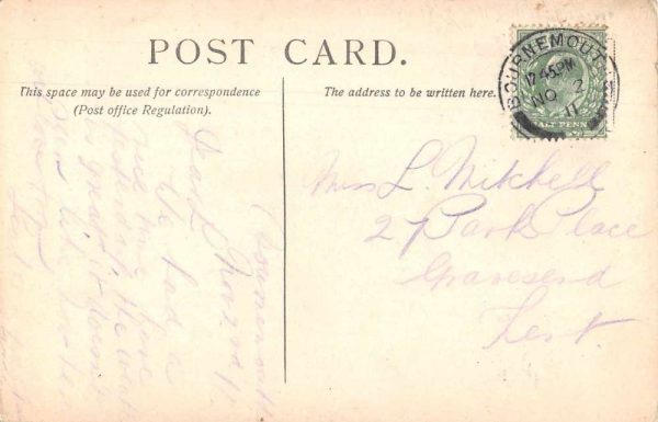 Christchurch England Wick Ferry Scenic View Antique Postcard J79121 - Image 2