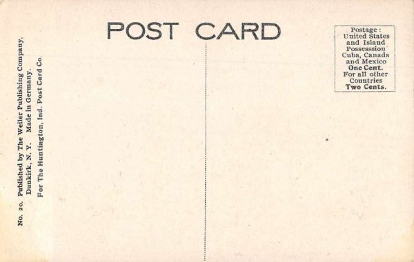 Huntington Indiana St Peter And Paul Catholic Church Antique Postcard J79172 - Image 2
