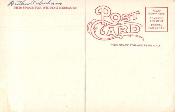 Portland Indiana Methodist Church Exterior Antique Postcard J79174 - Image 2
