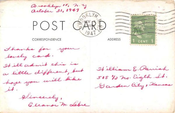 Lafeyette Indiana Saint Ann Shrine Wabash Valley Antique Postcard J79176 - Image 2