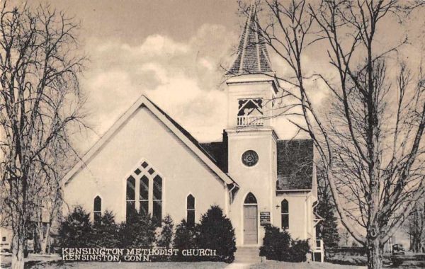 Kensington Connecticut Kensington Methodist Church Antique Postcard J79186