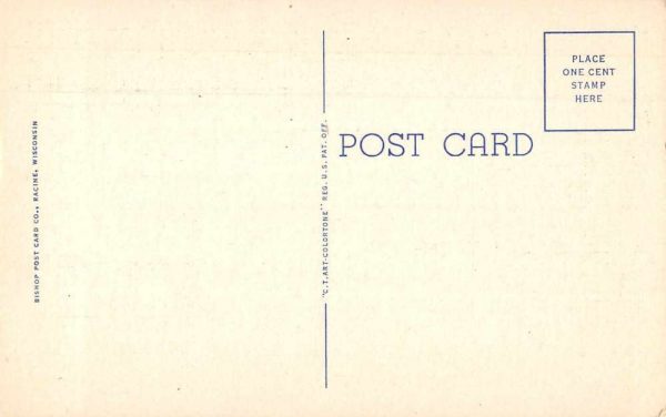 Williams Bay Wisconsin Lake Geneva Moonlight Excursion Antique Postcard J79196 - Image 2