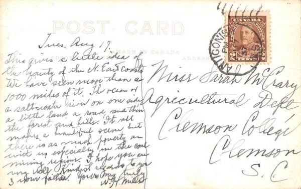Antigonis Nova Scotia Canada Little River Real Photo Postcard J79213 - Image 2
