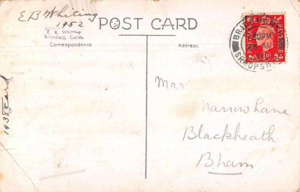 Ditton Priors England Howard Arms Hotel Exterior Antique Postcard J79251 - Image 2