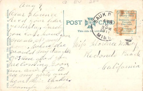 St Cloud Minnesota Corner Of Lake George Waterfront Antique Postcard K103204 - Image 2
