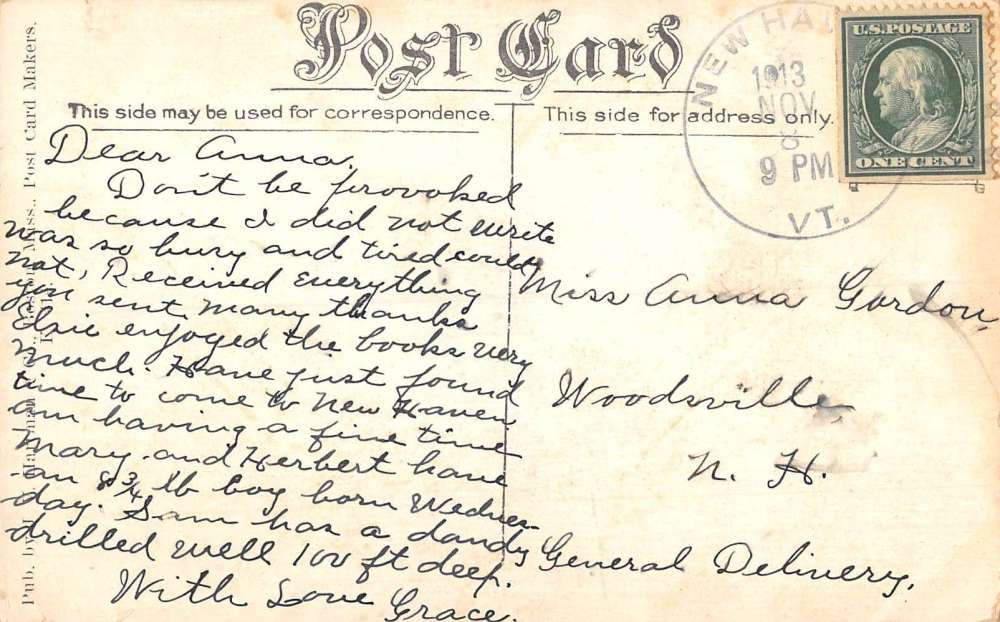 Vergennes Vermont Graded School Street View Antique Postcard K103241 - Image 2