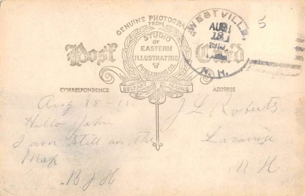 Hampstead New Hampshire Congregational Church Real Photo Postcard K103271 - Image 2