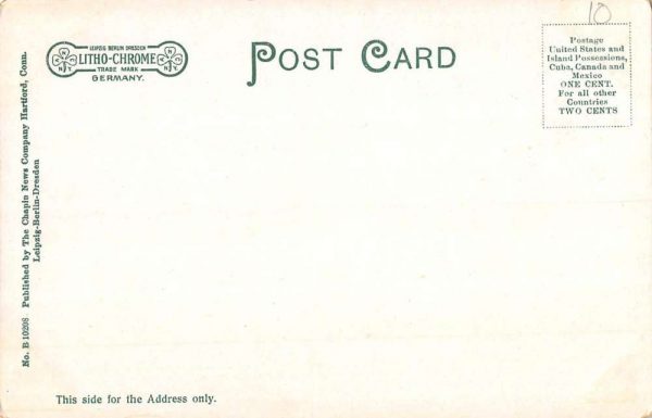 Torrington Connecticut Calvary Baptist Church Antique Postcard K103326 - Image 2