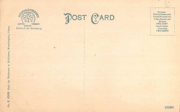 Washington Connecticut Congregational Church Antique Postcard K103329 - Image 2