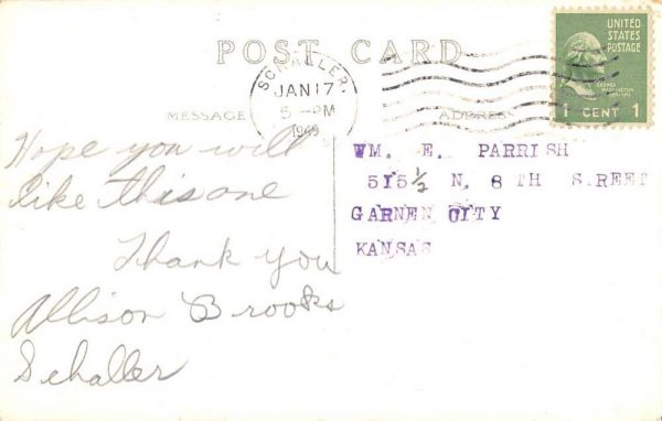 Lakeshore Storm Lake Iowa Scenic Real Photo Antique Postcard K103342 - Image 2